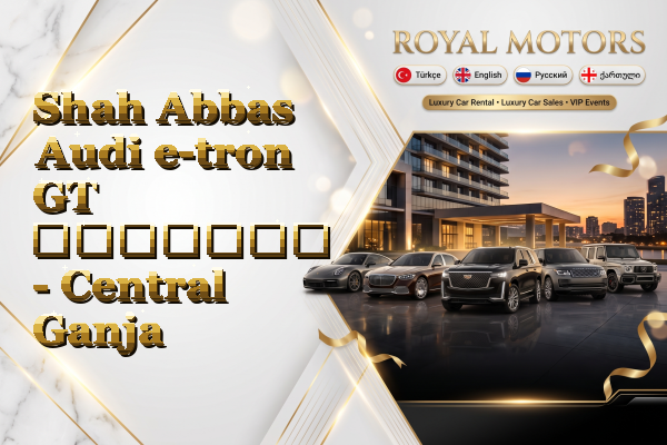 Shah Abbas Audi e-tron GT გაყიდვა - Central Ganja