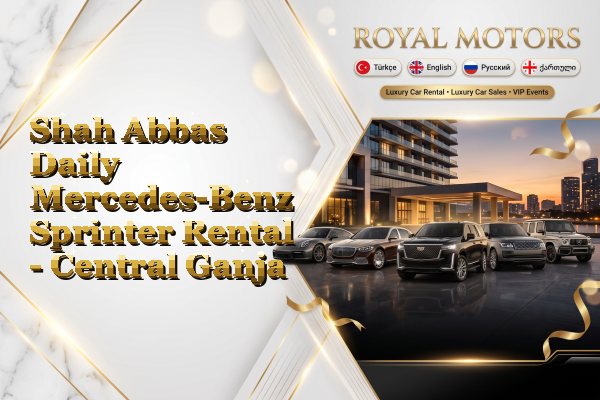 Shah Abbas Daily Mercedes-Benz Sprinter Rental - Central Ganja