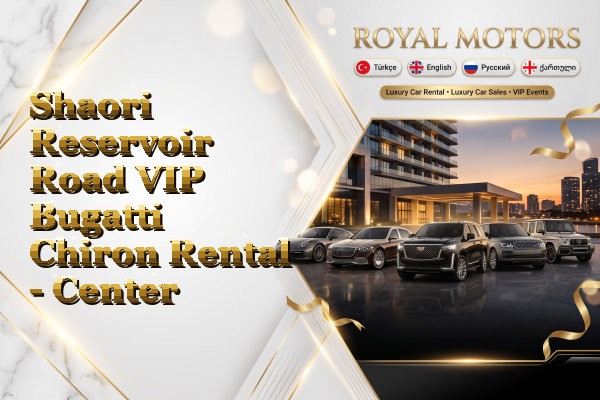 Shaori Reservoir Road VIP Bugatti Chiron Rental - Center