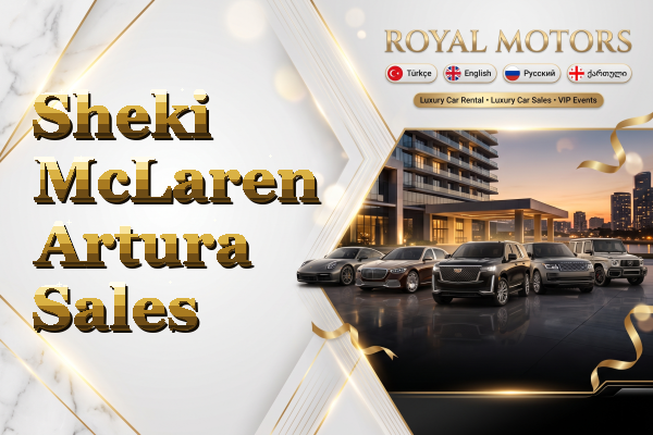 Sheki McLaren Artura Sales