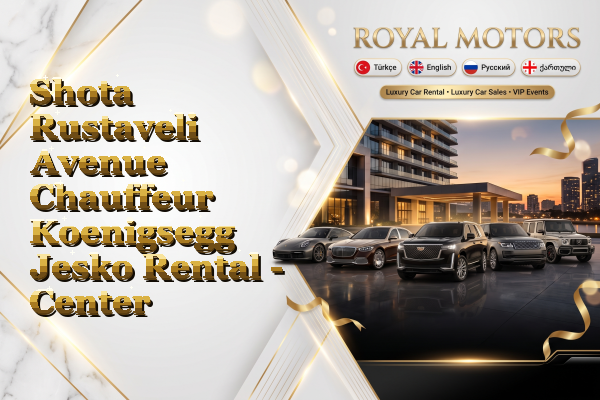Shota Rustaveli Avenue Chauffeur Koenigsegg Jesko Rental - Center