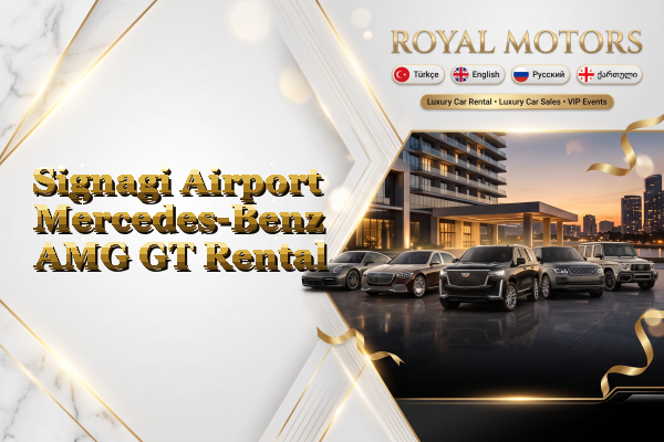 Signagi Airport Mercedes-Benz AMG GT Rental