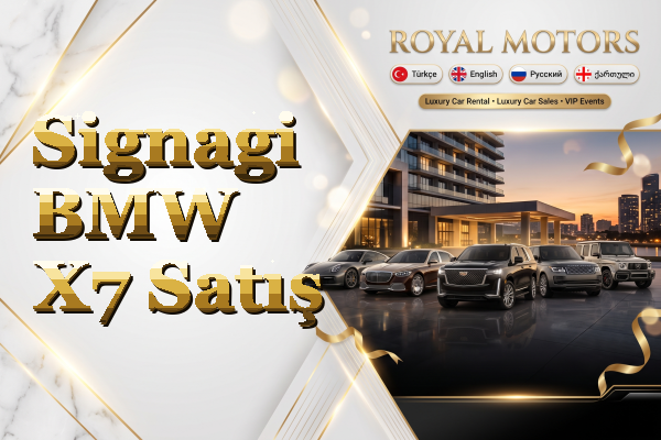Signagi BMW X7 Satış