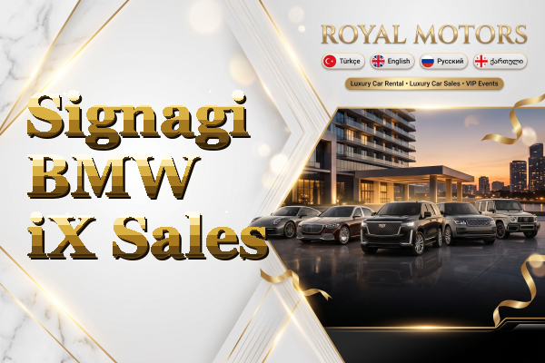Signagi BMW iX Sales