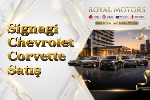 Signagi Chevrolet Corvette Satış