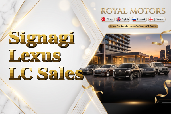 Signagi Lexus LC Sales
