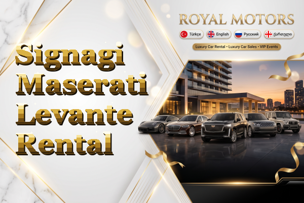 Signagi Maserati Levante Rental