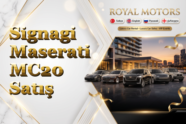 Signagi Maserati MC20 Satış