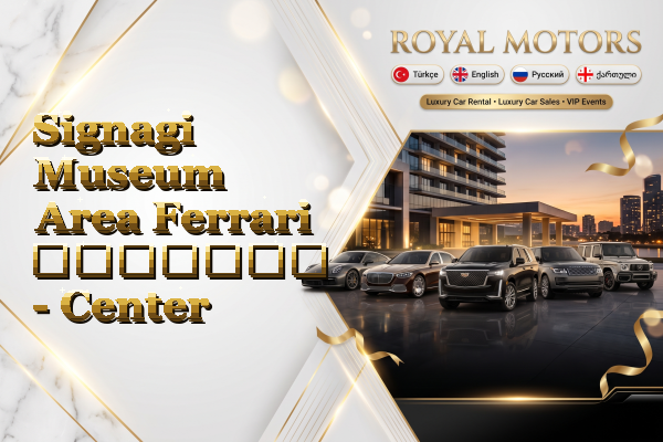 Signagi Museum Area Ferrari გაყიდვა - Center