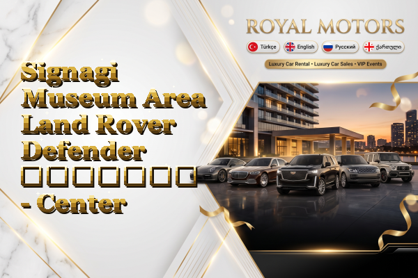 Signagi Museum Area Land Rover Defender გაყიდვა - Center