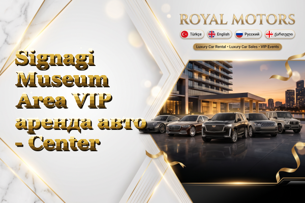 Signagi Museum Area VIP аренда авто - Center