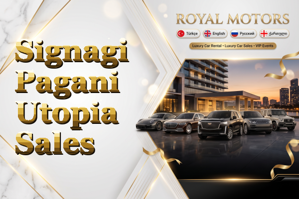 Signagi Pagani Utopia Sales