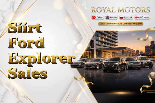 Siirt Ford Explorer Sales