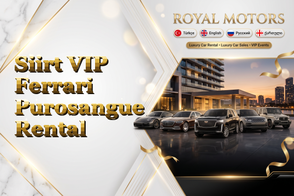 Siirt VIP Ferrari Purosangue Rental
