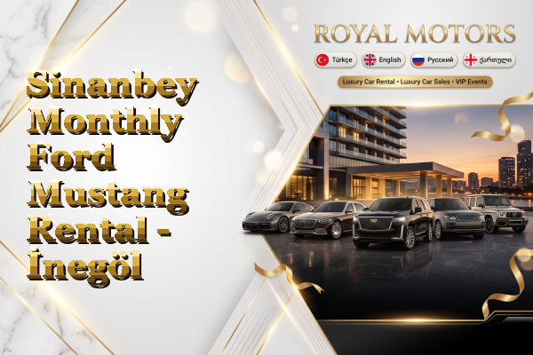 Sinanbey Monthly Ford Mustang Rental - İnegöl