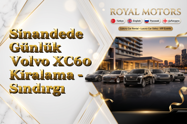 Sinandede Günlük Volvo XC60 Kiralama - Sındırgı