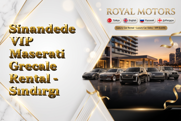 Sinandede VIP Maserati Grecale Rental - Sındırgı
