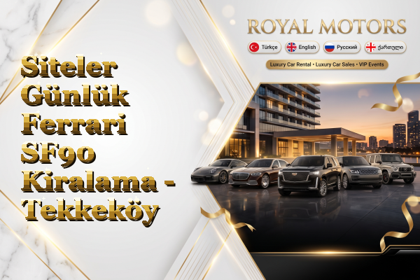 Siteler Günlük Ferrari SF90 Kiralama - Tekkeköy