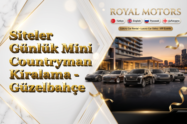 Siteler Günlük Mini Countryman Kiralama - Güzelbahçe