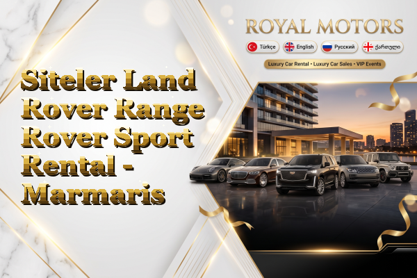 Siteler Land Rover Range Rover Sport Rental - Marmaris