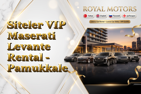 Siteler VIP Maserati Levante Rental - Pamukkale