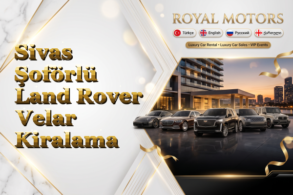 Sivas Şoförlü Land Rover Velar Kiralama