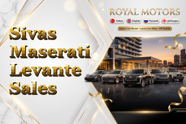 Sivas Maserati Levante Sales