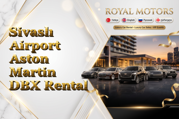 Sivaslı Airport Aston Martin DBX Rental