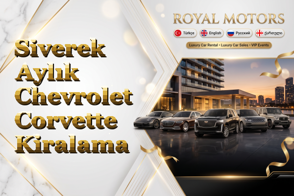 Siverek Aylık Chevrolet Corvette Kiralama