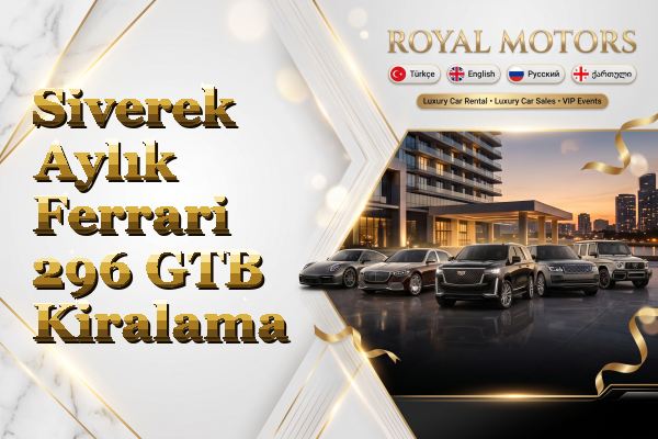 Siverek Aylık Ferrari 296 GTB Kiralama