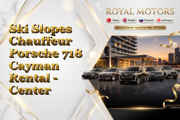 Ski Slopes Chauffeur Porsche 718 Cayman Rental - Center