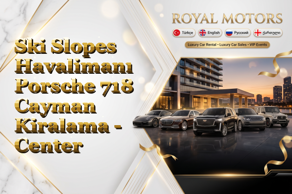Ski Slopes Havalimanı Porsche 718 Cayman Kiralama - Center