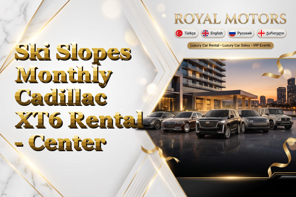 Ski Slopes Monthly Cadillac XT6 Rental - Center