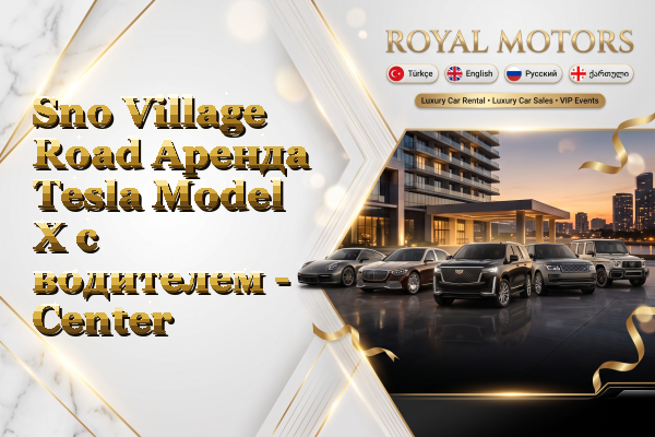 Sno Village Road Аренда Tesla Model X с водителем - Center