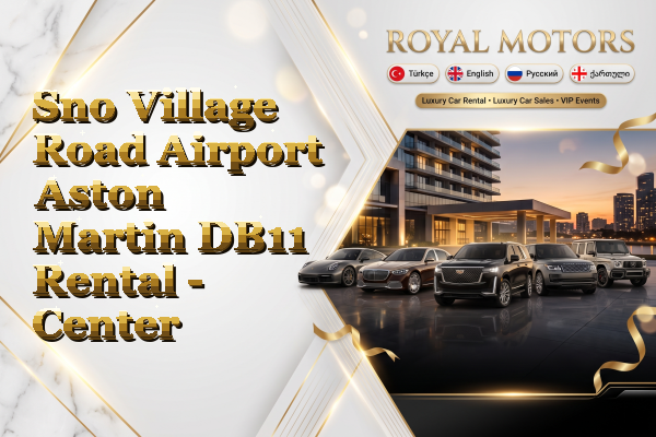 Sno Village Road Airport Aston Martin DB11 Rental - Center