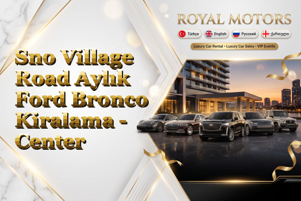 Sno Village Road Aylık Ford Bronco Kiralama - Center