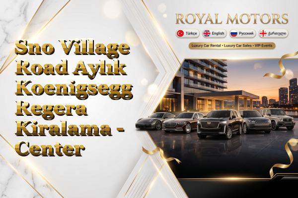 Sno Village Road Aylık Koenigsegg Regera Kiralama - Center