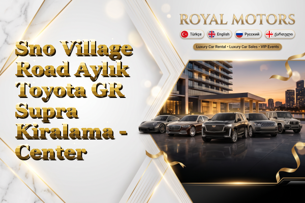 Sno Village Road Aylık Toyota GR Supra Kiralama - Center