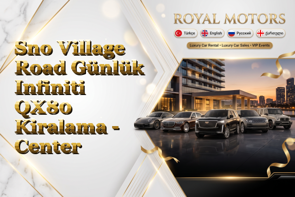 Sno Village Road Günlük Infiniti QX80 Kiralama - Center