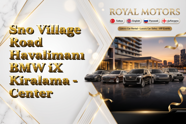 Sno Village Road Havalimanı BMW iX Kiralama - Center