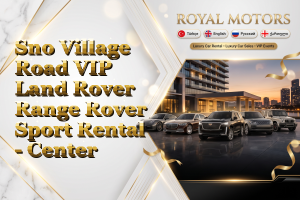 Sno Village Road VIP Land Rover Range Rover Sport Rental - Center