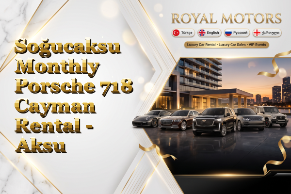 Soğucaksu Monthly Porsche 718 Cayman Rental - Aksu