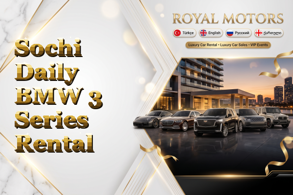 Sochi Daily BMW 3 Series Rental