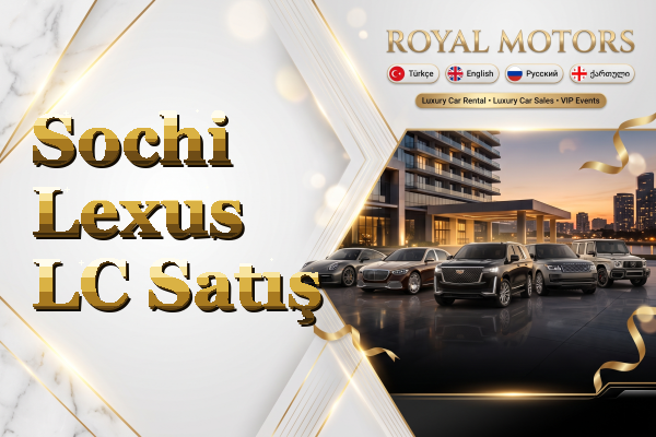 Sochi Lexus LC Satış