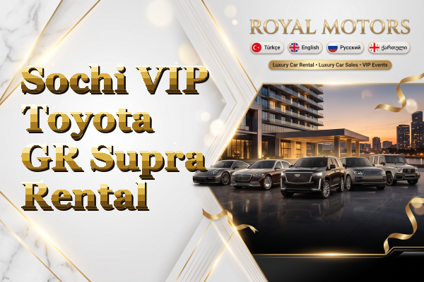 Sochi VIP Toyota GR Supra Rental