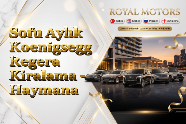 Sofu Aylık Koenigsegg Regera Kiralama - Haymana