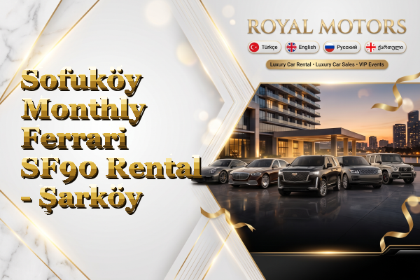 Sofuköy Monthly Ferrari SF90 Rental - Şarköy
