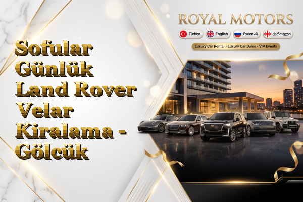 Sofular Günlük Land Rover Velar Kiralama - Gölcük