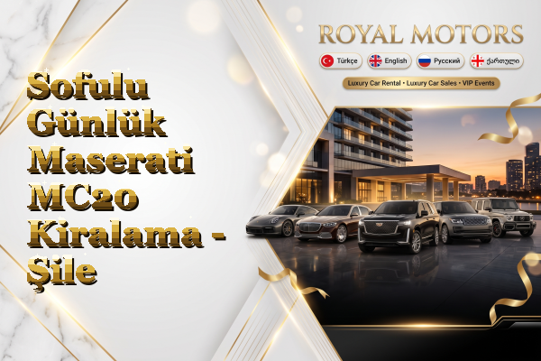 Sofulu Günlük Maserati MC20 Kiralama - Şile