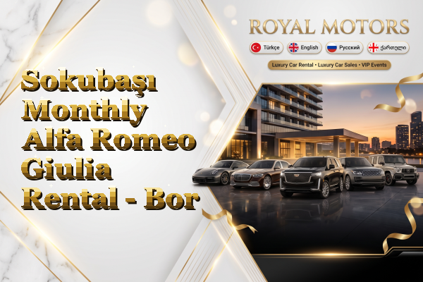 Sokubaşı Monthly Alfa Romeo Giulia Rental - Bor